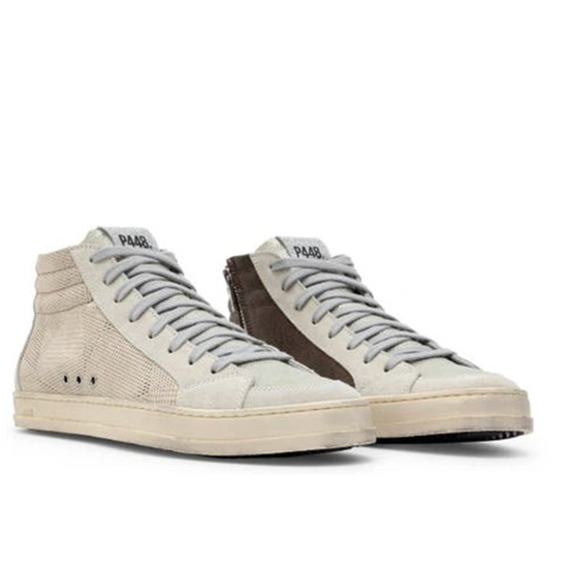 P448 New in Box Skate Prisma Sneaker High Top Gold Metallic // 36 - Picture 4 of 16